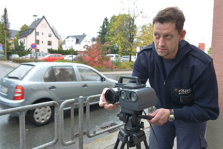 Raser im Visier: Sebastian Meyer (38).