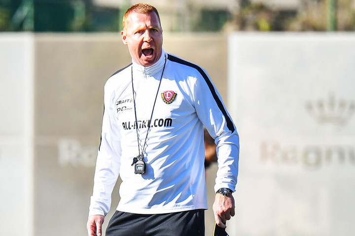 Nur eine Übungseinheit, aber Coach Maik Walpurgis war wegen der miesen Chancenverwertung seiner Jungs stocksauer.