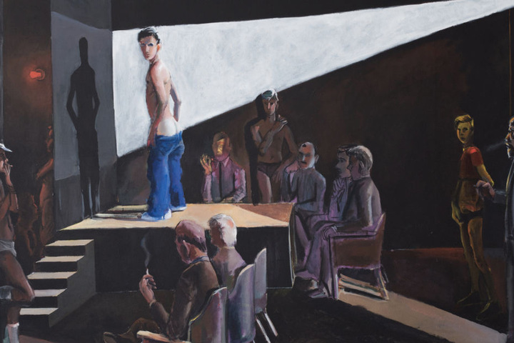 Durchaus provokante Bilder von Patrick Angus zeigt das Kunstmuseum Stuttgart.
