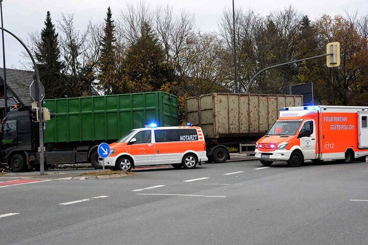 Notärzte haben das Unfallopfer umgehend versorgt.