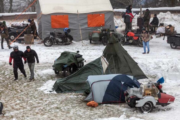 Der Sturm hatte in der Nacht für Chaos auf dem Zeltplatz gesorgt.