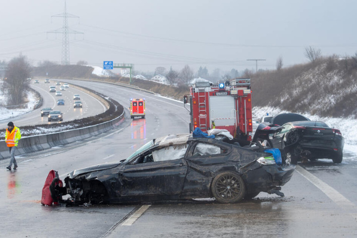 Die A8 wurde in Fahrtrichtung Stuttgart komplett gesperrt.