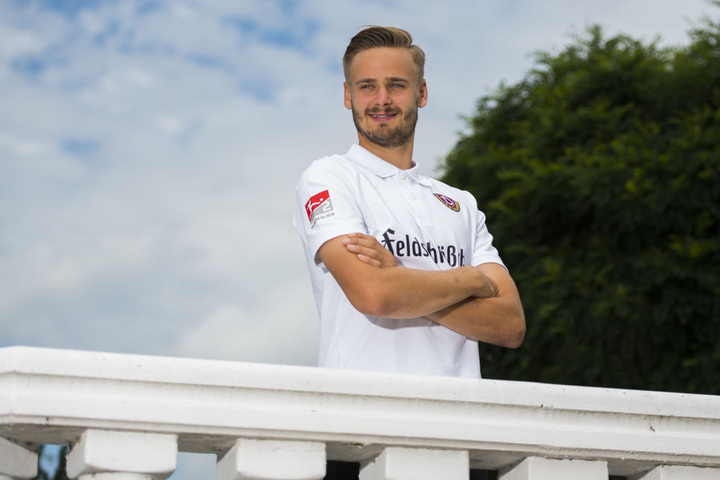 Lucas Röser blickt optimistisch in die Zukunft, er traut sich die zweite Liga zu.