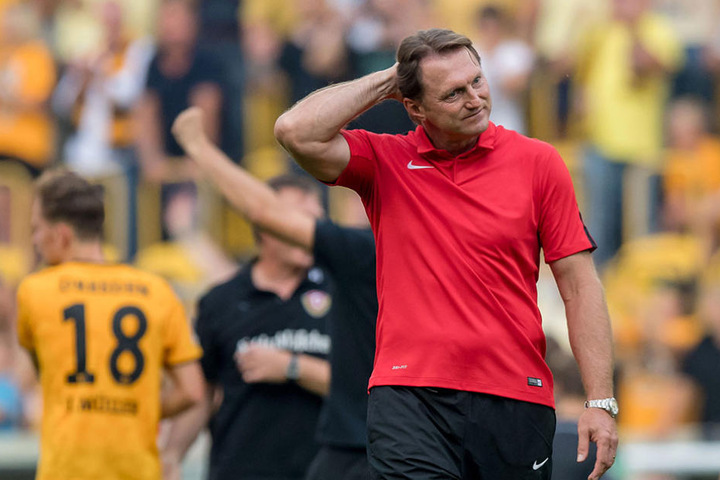 Hasenhüttl war nach der Niederlage in Dresden merklich angefressen.