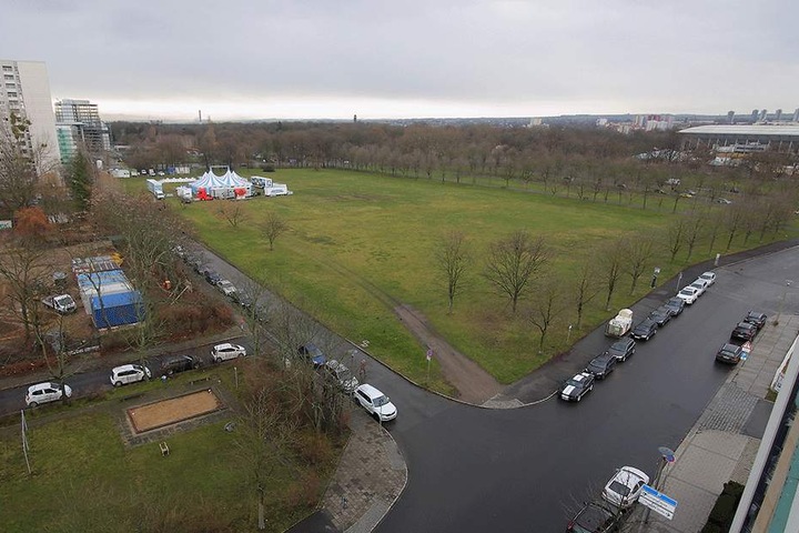 Die Bürocontainer vom Umweltamt kommen auf die Cockerwiese.