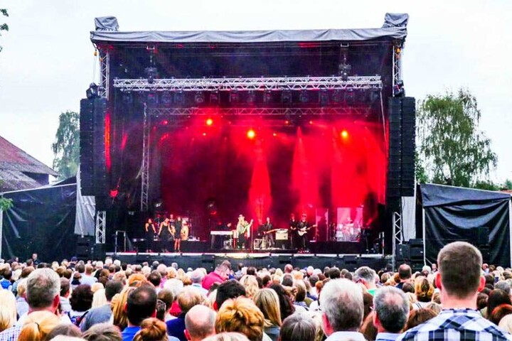 Beim Open Air Festival in Salzkotten treten jedes Jahr große Stars auf: In diesem Jahr gab Sarah Connor ein Konzert.