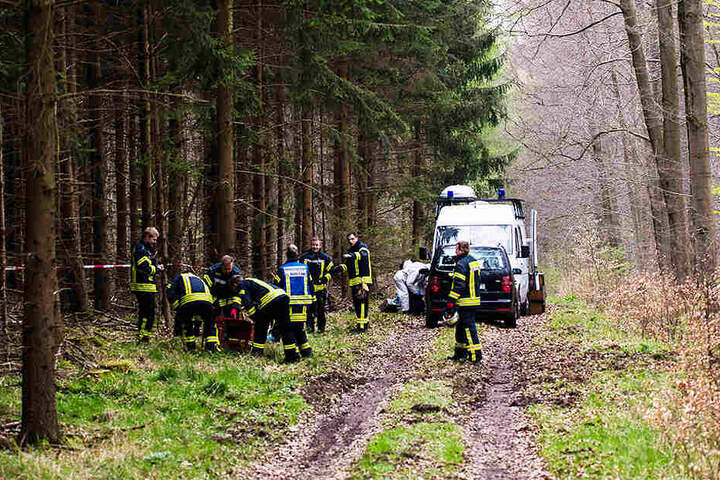 Die Leichen wurden in einem Waldstück bei Büren gefunden.