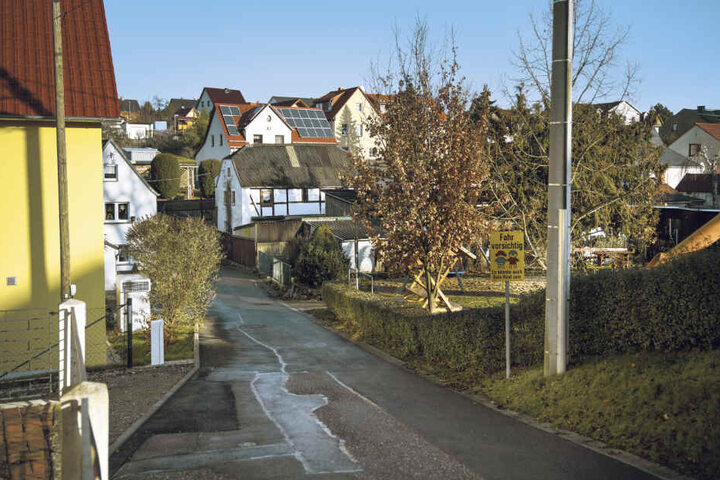 In Braunsdorf trägt noch etwa jede zweite Straße ihren typisch sozialistischen Namen aus DDR-Zeiten.