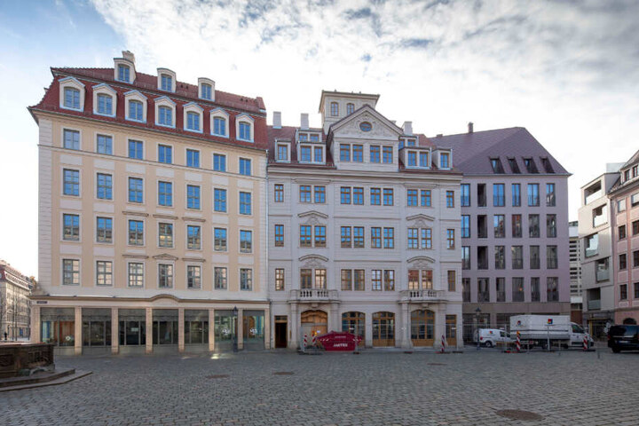 Alles fertig bis aufs Tor. Das Palais City One am Jüdenhof.