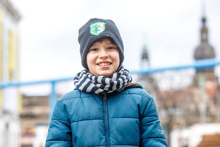 "Ich will nächstes Jahr mehr Sport machen. Also ich mache schon Liegestütze und spiele zwei Mal die Woche Fußball. Aber ich will noch mehr machen, will nämlich zu RB Leipzig kommen."