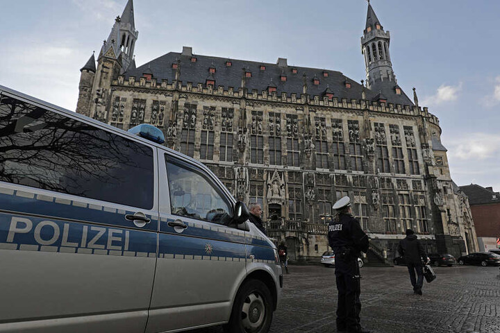 Das Aachener Rathaus.