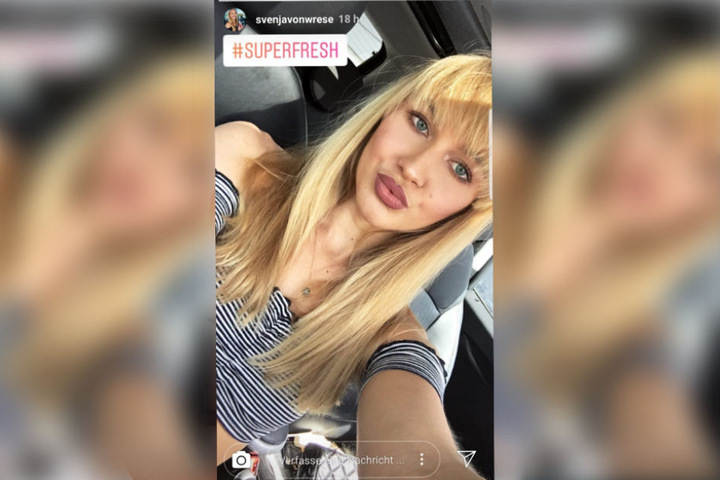 In ihrer Insta-Story zeigte die Blondine stolz ihre neue Frise.