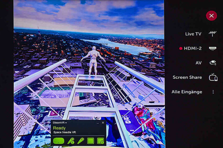Abtauchen in fremde Welten: Das Spiel simuliert auch Flüge durch andere
Welten oder riesige Städte wie New York.