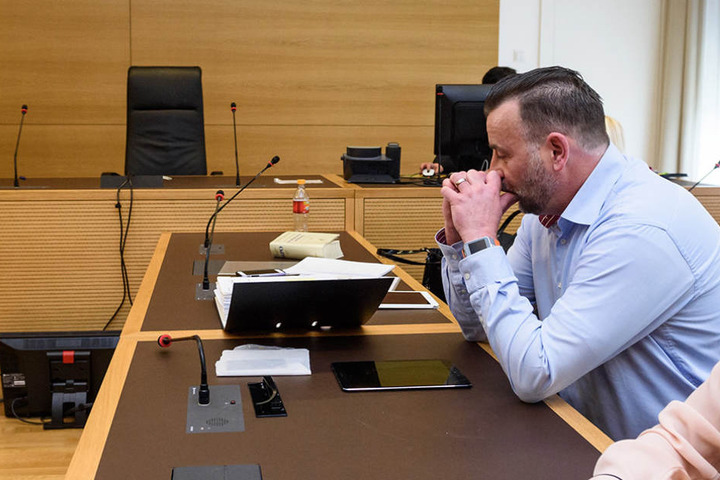 Lutz Bachmann ist häufiger zu Gast vor Gericht (hier im April 2016). Beim aktuellen Prozess war er nicht anwesend.