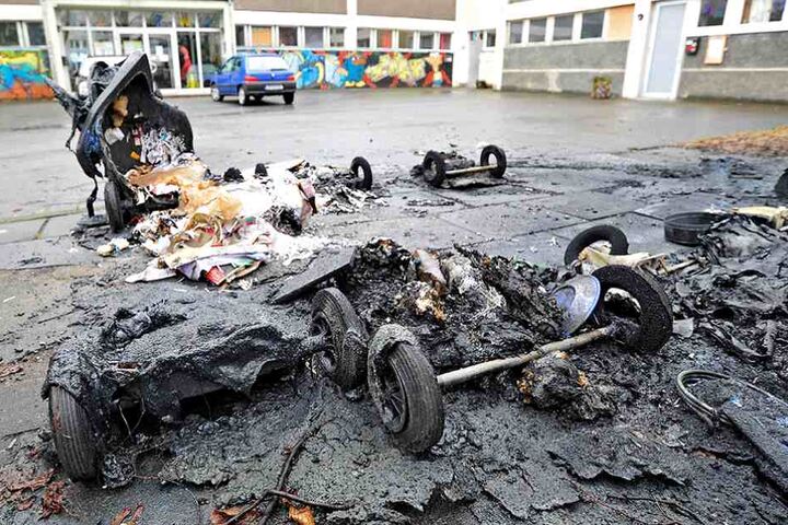 Furchtbare Feuer in Gablenz: Brandstifter schlugen seit November schon 14 Mal zu.