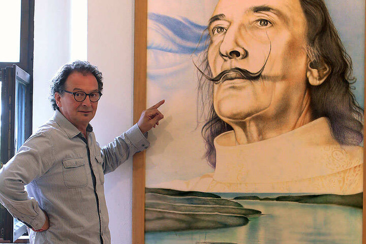 Thorsten Dahlberg (60), Leiter der Kunstsammlung Glauchau, ist stolz auf die Ausstellung.