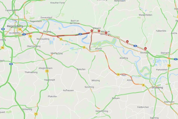 Auf der Autobahn 3 ist es in Bayern zu einem schweren Verkehrsunfall gekommen.