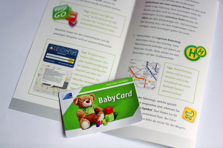 In Leipzig ermöglicht bereits eine BabyCard ein Jahr lang kostenlose Fahrten.
