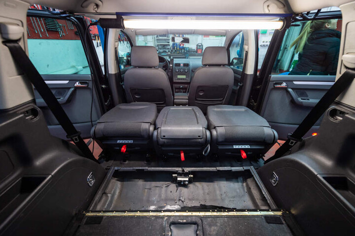 Drogen wurden in diesem Auto mit Versteck geschmuggelt.