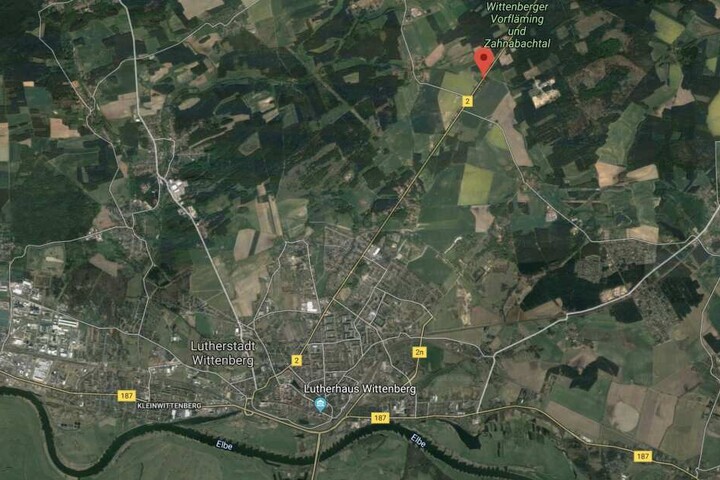 Auf der B2 bei Wittenberg ereignete sich der Unfall.