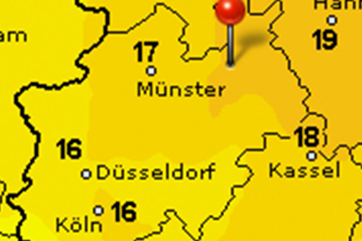Die Temperaturen gehen auf bis zu 16 Grad zurück.