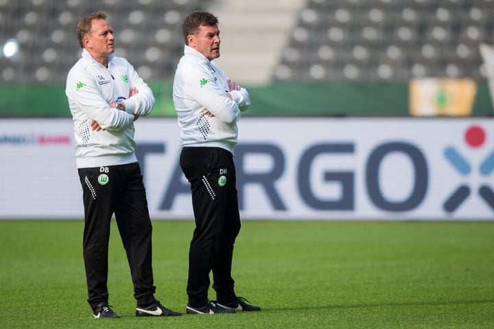 Bei seinen bisherigen Stationen arbeitete Dieter Hecking (rechts) stets mit Dirk Bremser zusammen.