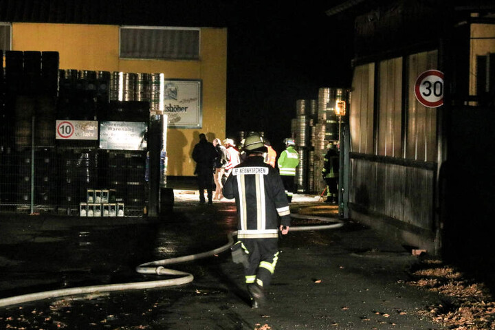 Auch Teile des Brauereigebäudes wurden durch die Flammen beschädigt.