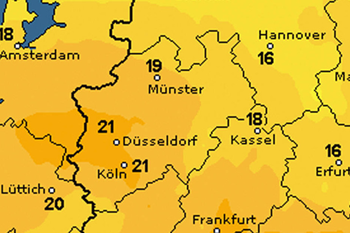 Die Temperaturen steigen wieder an!