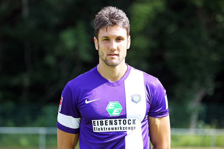 Kevin Pezzoni kam beim FC Erzgebirge Aue am Ende unter Trainer Falko Götz nicht mehr zum Zug.