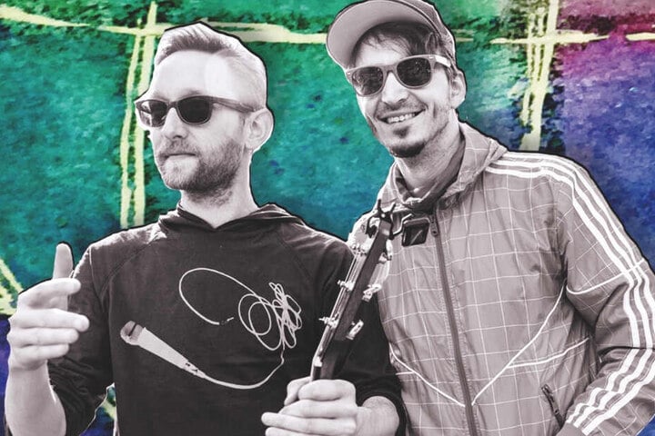 Dozenten an der Kinder-Uni: Karsten Zippe und Ronald Herzog (beide 39) sind als Band "Funny Hänsel" bekannt.