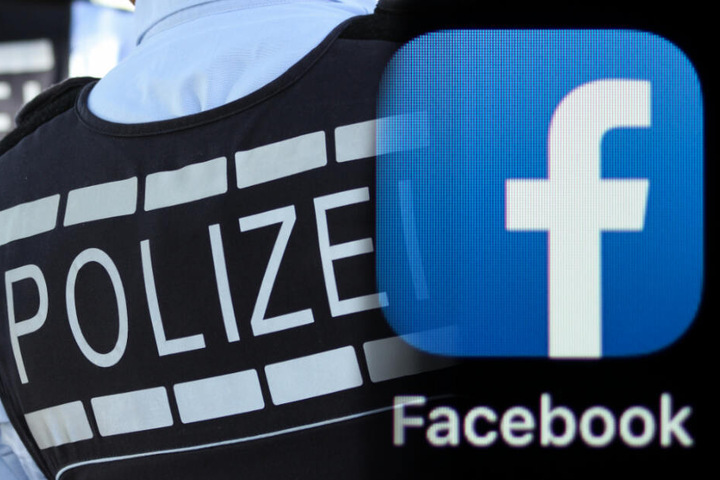 Der Polizist teilte wohl den Haftbefehl auf Facebook. (Symbolbild / Fotomontage)
