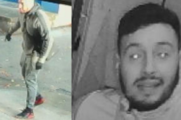 Einer der beiden Tatverdächtigen trug rot-schwarze Schuhe und eine Umhängetasche.