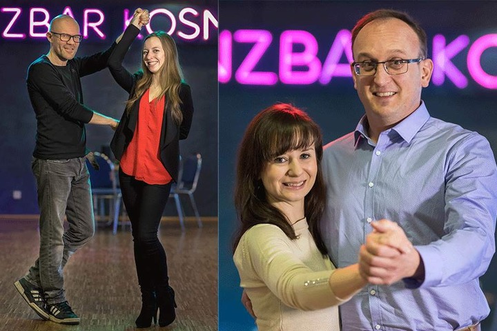 Rechts: Kult-DJ Dirk Duske (47) wird mit Jennifer Braun (18) bei "Star Dance" antreten. Die ersten Drehungen klappen schon prima. Links: Mit Jane Georgi (29) will Politiker Jörg Vieweg (46) bei der Benefiz-Tanzgala einen Quickstepp aufs Parkett legen.