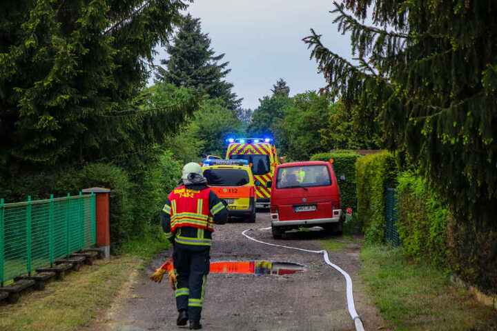 Mehrere Einsatzkräfte waren nötig, um den Einsatz im beschaulichen Velten durchzuführen.
