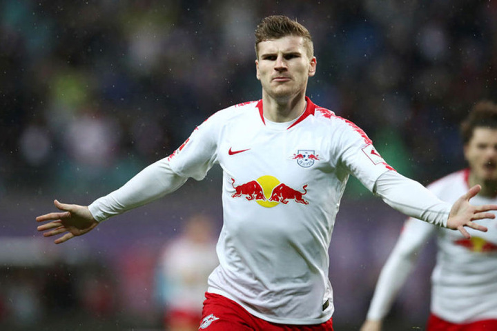 Timo Werner traf schon wieder zweifach. Es war sein fünfter Doppelpack in dieser Saison.