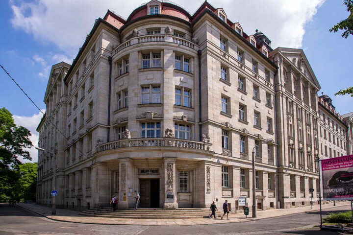 Leipzigs einstige Stasi-Zentrale, im Volksmund "Runde Ecke" genannt.