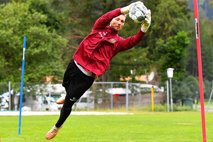 Tim Boss im Training in Aktion.