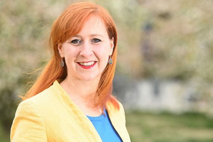 Franziska Schubert (37, Grüne) wird von einem Bündnis unterstützt.