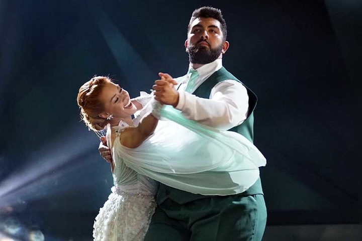 Comedian Faisal Kawusi bekam von der Jury nur neun Punkte, die Zuschauer riefen aber fleißig an.
