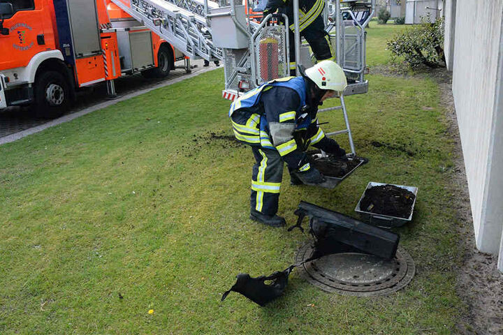 Teile des Balkons schmorten weg und mussten entsorgt werden.