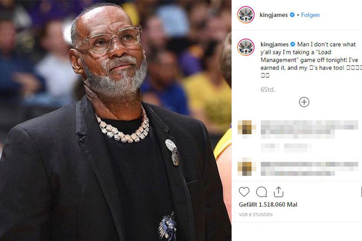 Basketball-Legende LeBron James.