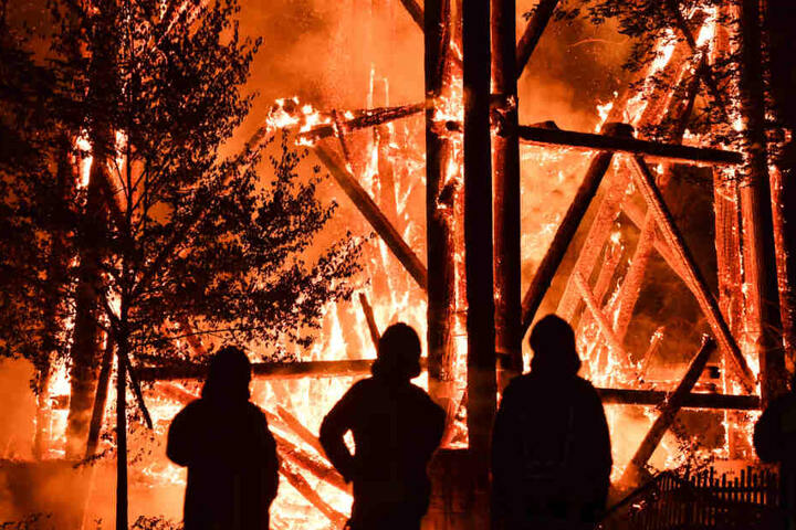 Im Oktober 2017 wurde das beliebte Ausflugsziel ein Raub der Flammen.