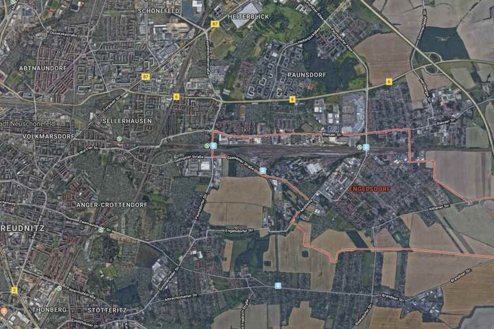 Der Vorfall ereignete sich am Dienstagabend im östlichen Stadtteil Engelsdorf.