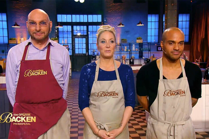 Ralph Morgenstrern (links) und David Odonkor (rechts) mussten sich im Finale Janine Kunze geschlagen geben.