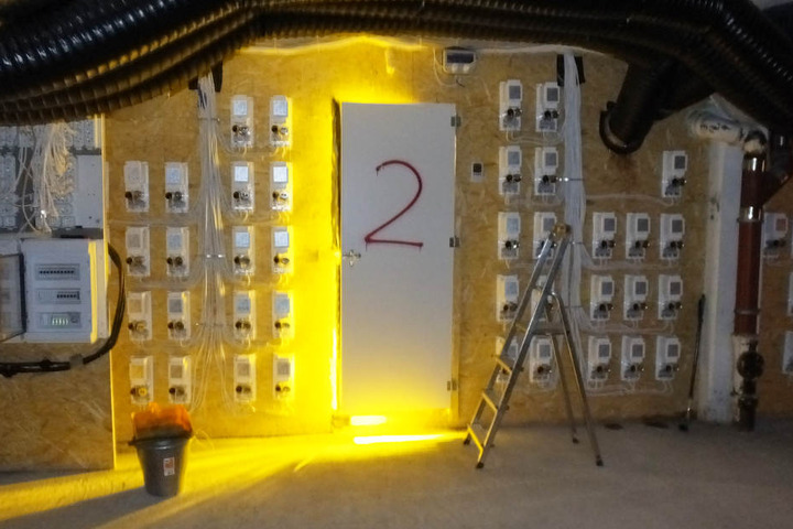 Die Cannabis-Plantage befand sich in einem Tiefgaragenkomplex.