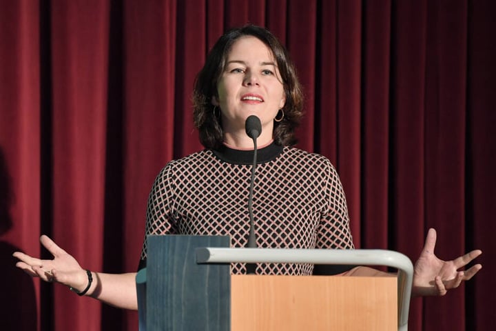 Auch Bundesvorsitzende Annalena Baerbock wird eine Rede halten.