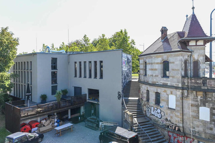 Das Pumpenhaus kurz vor seiner Neueröffnung im September.