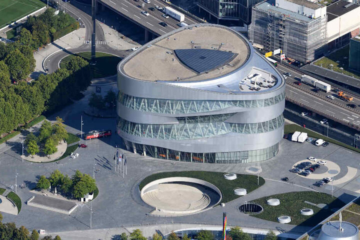 Die Veranstaltung "Vision Smart City" findet rund um das Mercedes-Benz-Museum statt.