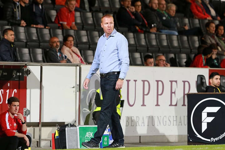 Dynamo-Coach Maik Walpurgis dürfte mit dem Auftritt seiner Mannschaft zufrieden gewesen sein