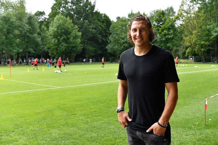 Michael Hefele schaute bei Dynamo an seinem alten Arbeitsplatz im
Großen Garten vorbei.